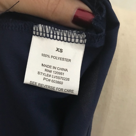 olive + oak navy pink colorblock pleated dress! - Picture 8 of 8